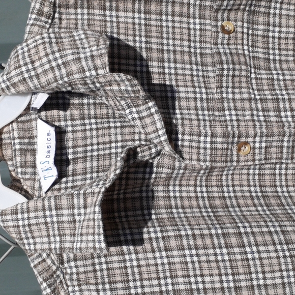 T.K.S. Basics Long Sleeve Cotton Button Up, Size L - Picture 8 of 8